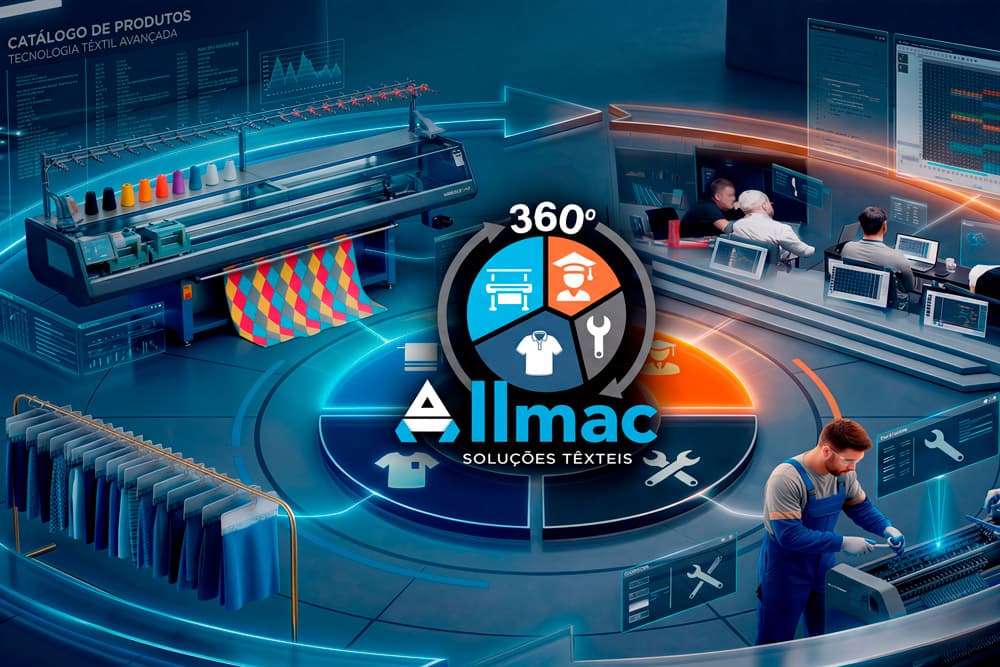 Equipe e estrutura técnica da Allmac em Blumenau