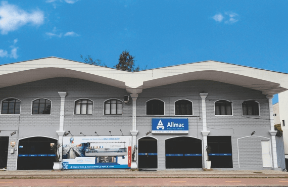 Estrutura da Allmac 360 em Blumenau